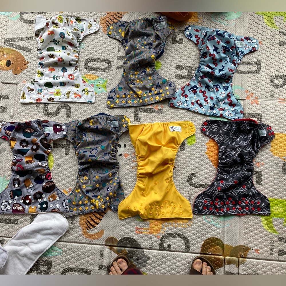 Nicki’s Diapers Pocket Diapers, OS, Lot